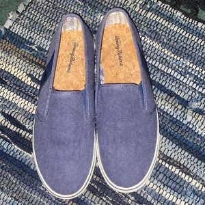 Tommy Bahama Blue Denim Men’s Slip Ons